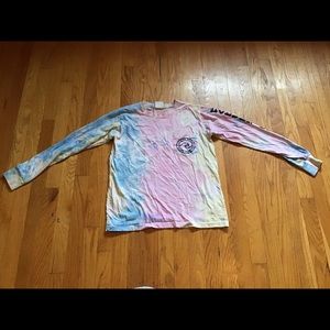 Long sleeve tie die